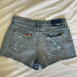 Mother denim shorts